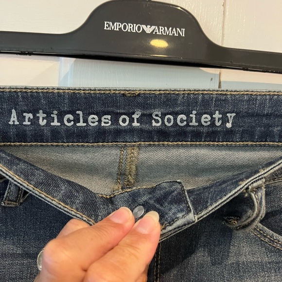 NWT Articles Of Society Distress High-rise Skinny Jean - Picture 5 of 5